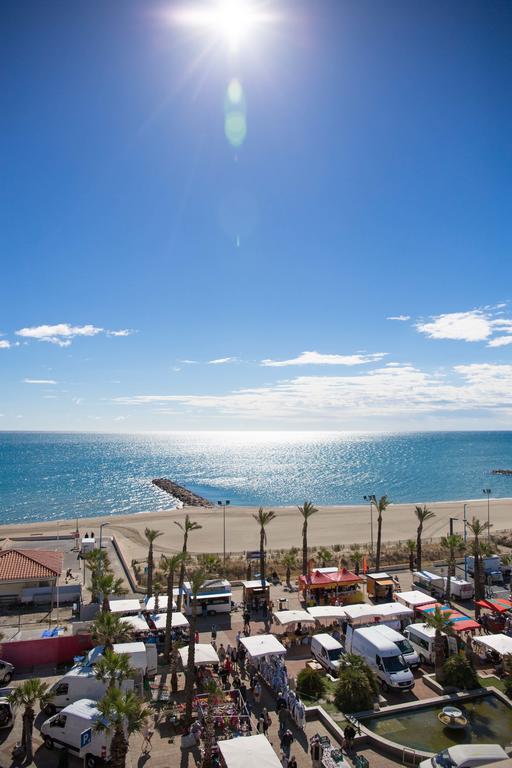 Logis Hotel Restaurant Mar I Sol Saint-Cyprien Kültér fotó